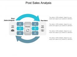 Post sales analysis ppt powerpoint presentation file graphics design cpb