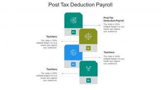 Post tax deduction payroll ppt powerpoint presentation portfolio model cpb