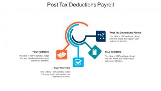Post tax deductions payroll ppt powerpoint presentation model shapes cpb