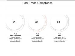Post trade compliance ppt powerpoint presentation ideas clipart cpb