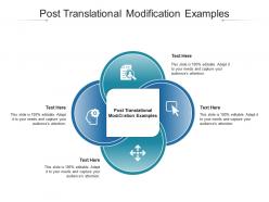 Post translational modification examples ppt powerpoint presentation model background cpb