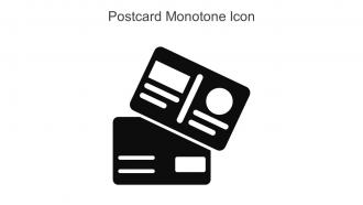 Postcard Monotone Icon In Powerpoint Pptx Png And Editable Eps Format