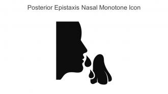 Posterior Epistaxis Nasal Monotone Icon In Powerpoint Pptx Png And Editable Eps Format