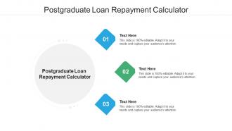 Postgraduate loan repayment calculator ppt powerpoint presentation summary background cpb