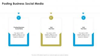 Posting Business Social Media In Powerpoint And Google Slides Cpb