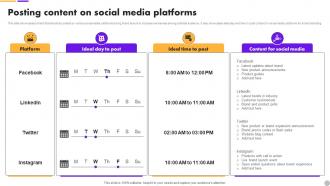 Posting Content On Social Media Platforms Brand Extension Strategy To Diversify Business Revenue MKT SS V