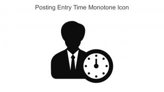 Posting Entry Time Monotone Icon In Powerpoint Pptx Png And Editable Eps Format
