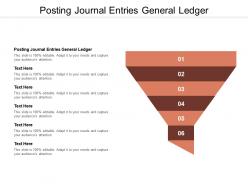 Posting journal entries general ledger ppt infographic template infographic cpb