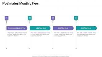 Postmates Monthly Fee In Powerpoint And Google Slides Cpb