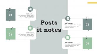 Posts It Notes Promote Products And Services Through Emotional Positioning