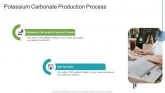 Potassium Carbonate Production Process In Powerpoint And Google Slides Cpb