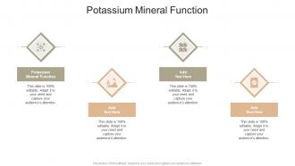 Potassium Mineral Function In Powerpoint And Google Slides Cpb