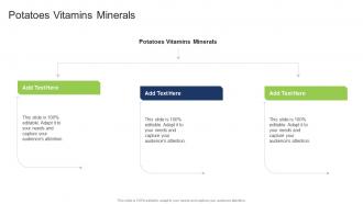 Potatoes Vitamins Minerals In Powerpoint And Google Slides Cpb