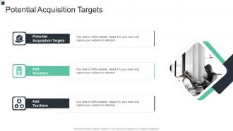 Potential Acquisition Targets In Powerpoint And Google Slides Cpb