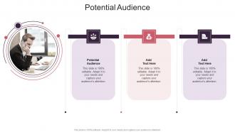 Potential Audience In Powerpoint And Google Slides Cpb