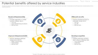 Potential Benefits Offered By Service Industries