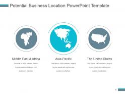 Potential business location powerpoint template