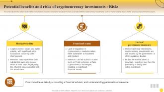 Potential Cryptocurrency Investments Risks Comprehensive Cryptocurrency Investments Fin SS