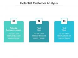 Potential customer analysis ppt powerpoint presentation professional backgrounds cpb