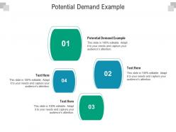 Potential demand example ppt powerpoint presentation portfolio maker cpb