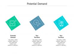 Potential demand ppt powerpoint presentation infographic template templates cpb