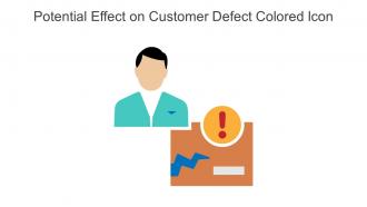 Potential Effect On Customer Defect Colored Icon In Powerpoint Pptx Png And Editable Eps Format
