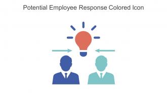 Potential Employee Response Colored Icon Icon In Powerpoint Pptx Png And Editable Eps Format