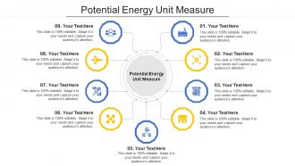 Potential energy unit measure ppt powerpoint presentation layouts pictures cpb