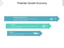 Potential growth economy ppt powerpoint presentation show gallery cpb