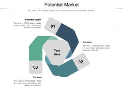 Potential market ppt powerpoint presentation infographic template infographics cpb