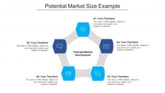 Potential market size example ppt powerpoint presentation styles layout cpb