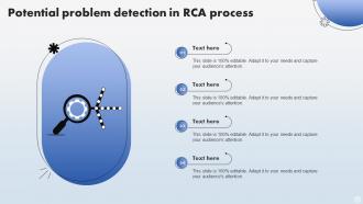 Potential Problem Detection In RCA Process