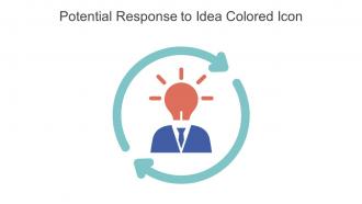 Potential Response To Idea Colored Icon Icon In Powerpoint Pptx Png And Editable Eps Format