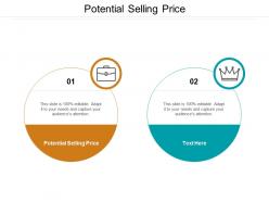 Potential selling price ppt powerpoint presentation picture cpb