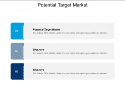 Potential target market ppt powerpoint presentation gallery layouts cpb
