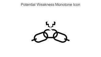 Potential Weakness Monotone Icon In Powerpoint Pptx Png And Editable Eps Format