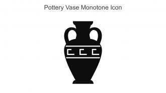 Pottery Vase Monotone Icon In Powerpoint Pptx Png And Editable Eps Format