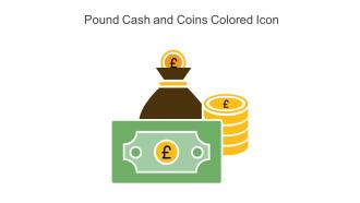 Pound Cash And Coins Colored Icon In Powerpoint Pptx Png And Editable Eps Format
