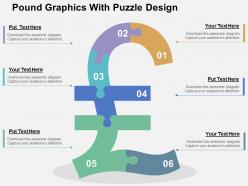 Pound graphics with puzzle design flat powerpoint design