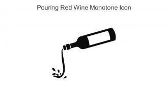 Pouring Red Wine Monotone Icon In Powerpoint Pptx Png And Editable Eps Format