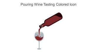 Pouring Wine Tasting Colored Icon In Powerpoint Pptx Png And Editable Eps Format