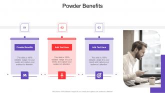 Powder Benefits In Powerpoint And Google Slides Cpb