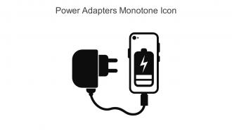 Power Adapters Monotone Icon In Powerpoint Pptx Png And Editable Eps Format