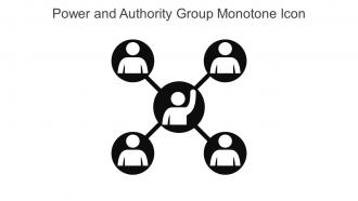 Power And Authority Group Monotone Icon In Powerpoint Pptx Png And Editable Eps Format