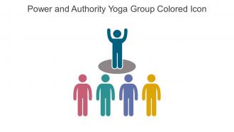 Power And Authority Yoga Group Colored Icon In Powerpoint Pptx Png And Editable Eps Format