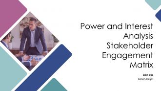 Power And Interest Analysis Stakeholder Engagement Matrix PPT Presentation AT