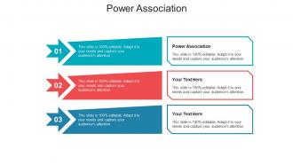 Power association ppt powerpoint presentation icon clipart cpb