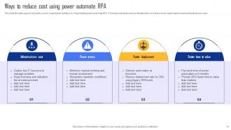 Power Automate Rpa Powerpoint Ppt Template Bundles Multipurpose Unique
