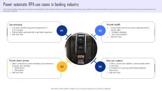Power Automate RPA Use Cases In Banking Industry