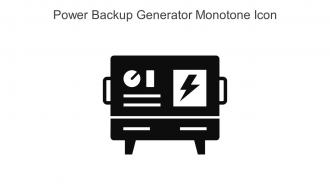 Power Backup Generator Monotone Icon In Powerpoint Pptx Png And Editable Eps Format
